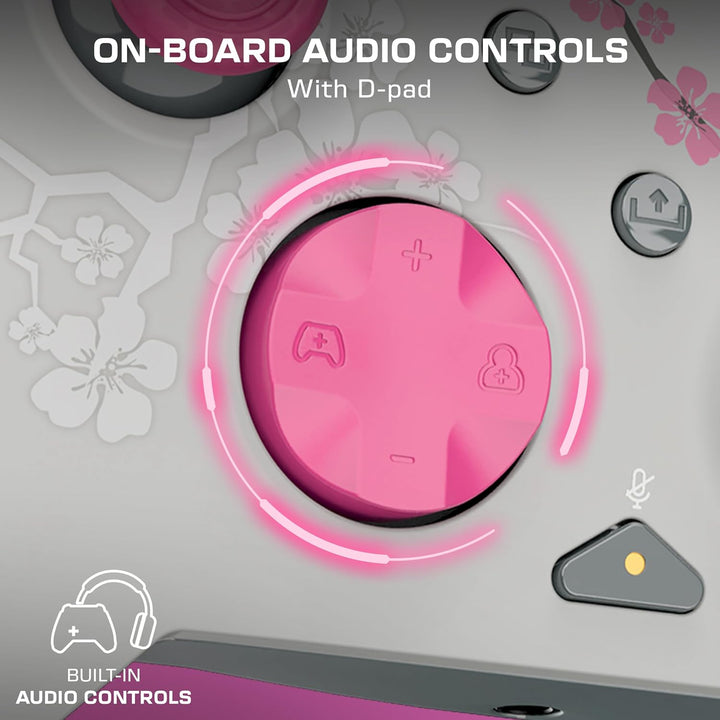 Turtle Beach Rematch Advanced Cherry Blossom Wired Gaming Controller Lizenziert für Xbox Series X, S