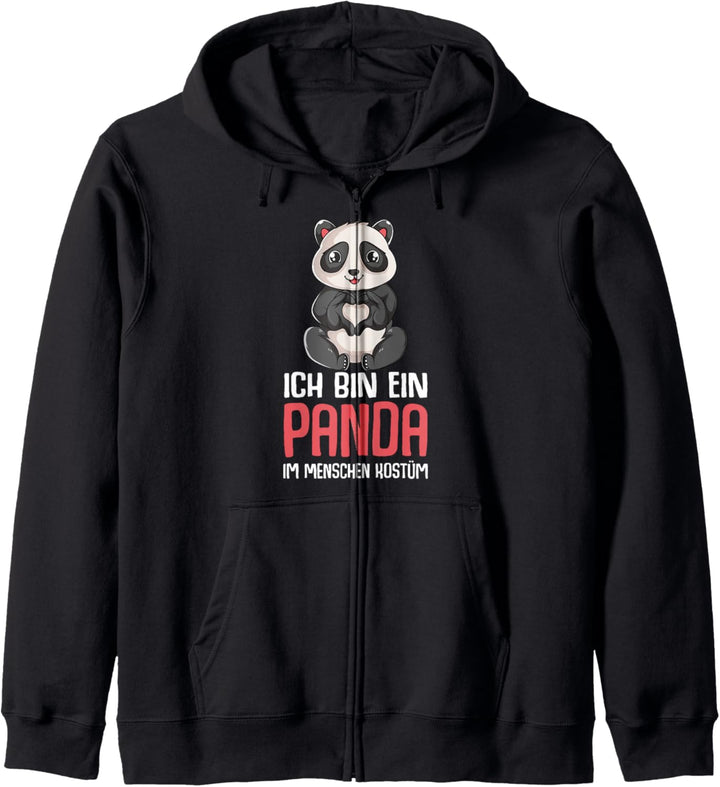 Panda Kostüm Pandabär Mädchen Damen Kinder Kapuzenjacke