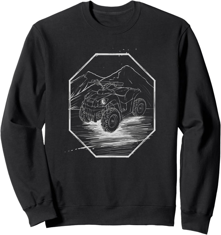 4 Wheeler und Quad Geschenk ATV Sweatshirt
