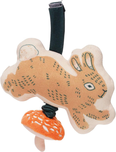Manhattan Toy 160710 Button Bunny Brahm's Lullaby Pull Musikspielzeug mit Babyglockenspiel und Verst