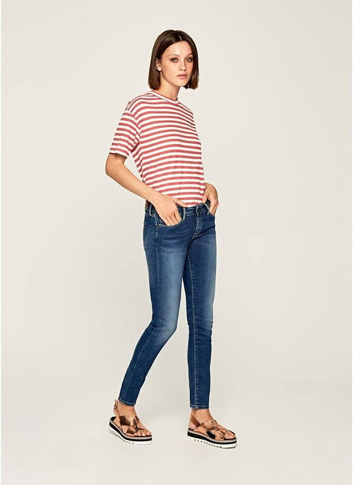 Pepe Jeans Damen Soho Jeans 26W / 28L Blue (Denim-z63), 26W / 28L Blue (Denim-z63)