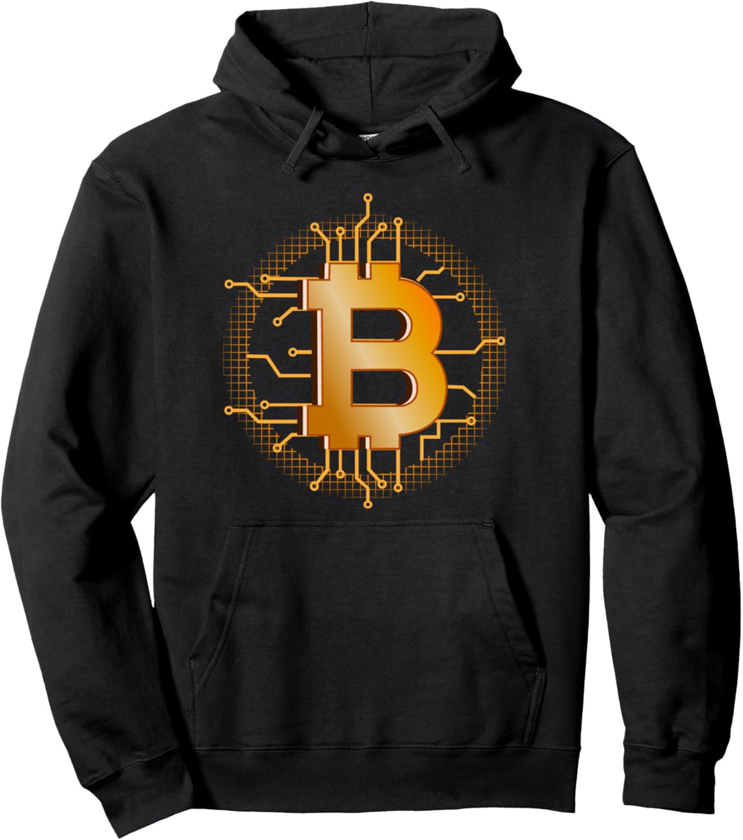 Bitcoin Logo Pullover Hoodie