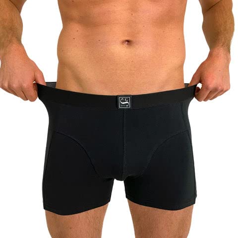 Boxershorts Herren aus Baumwolle - Trocknergeeignet, Kratzfrei ohne Etikett, Bequeme Passform, S 6x