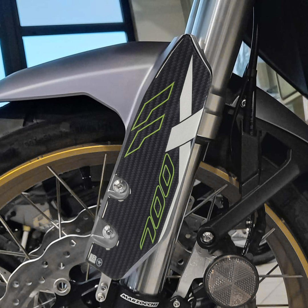 LABELBIKE 3D Aufkleber Motorrad Kotflügel kompatibel mit QJ | SRT 700X, Harzschutz, Kratzfestigkeit,