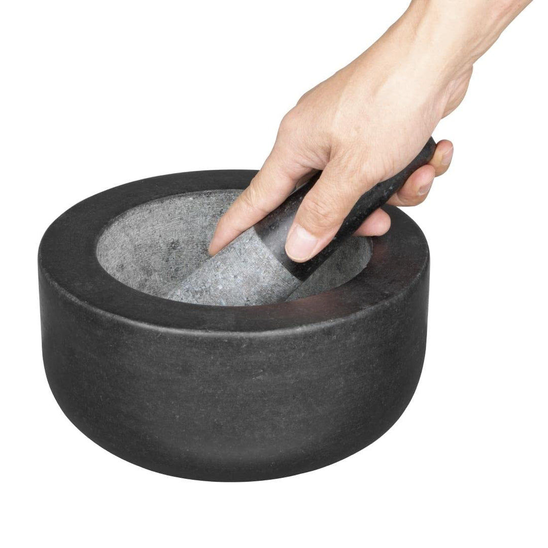 Vogue GG016 Stössel und Mörser aus Granit, 200 mm Durchmesser