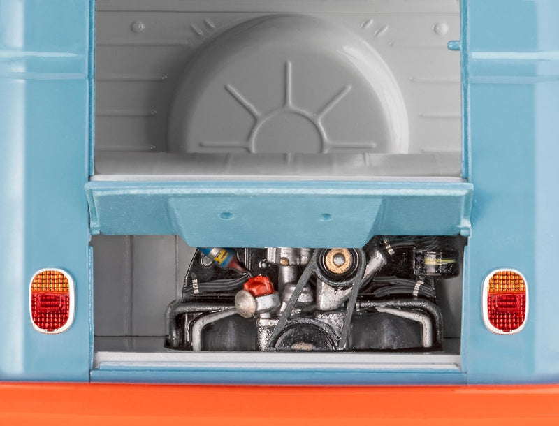 Revell 07726 VW T1 Panel Van (Gulf Decoration) 1:24 Scale Unbuilt/Unpainted Plastic Model Kit Auto F