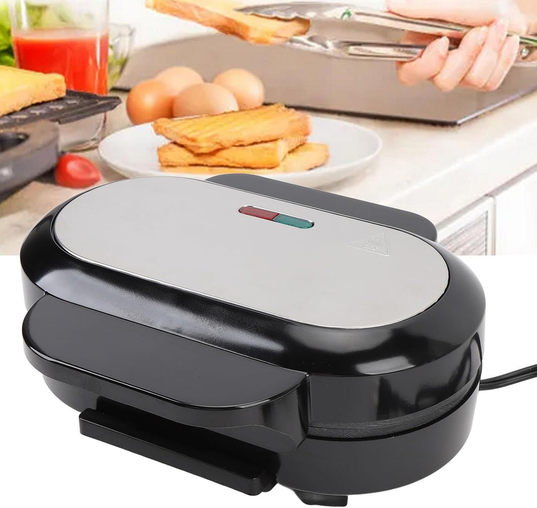 Elektrischer Frühstücksbereiter, Elektrischer Eier-Burger-Maker, Anti-Stick mit Aluminium-Heizplatte