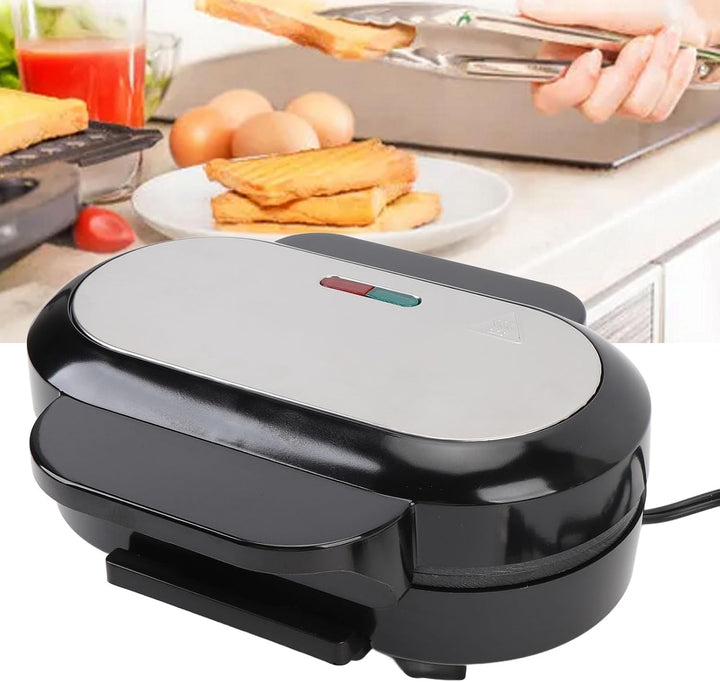 Elektrischer Frühstücksbereiter, Elektrischer Eier-Burger-Maker, Anti-Stick mit Aluminium-Heizplatte
