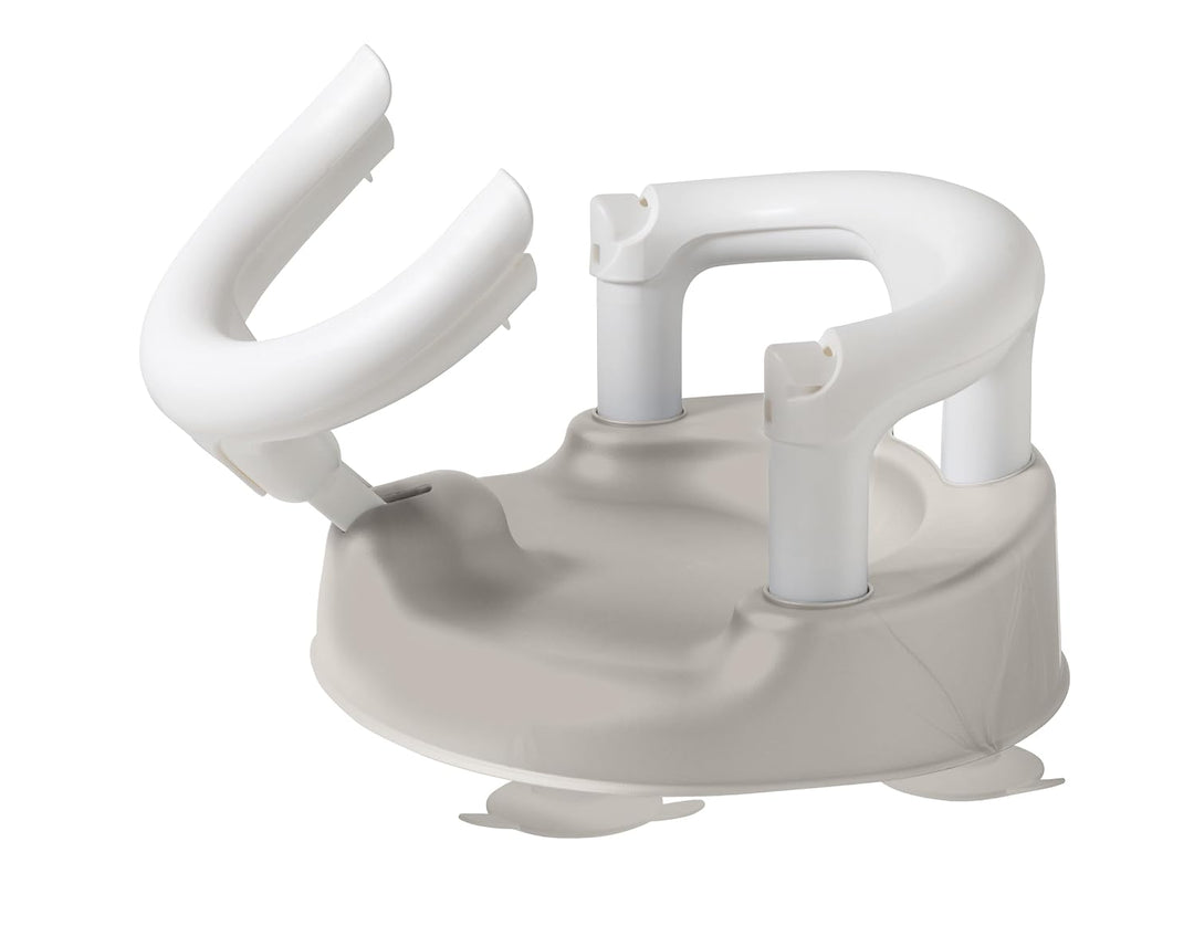 Rotho Babydesign Badewannensitz ab 7 Monaten beige | Rutschfester Badesitz mit hohem Sitzkomfort und