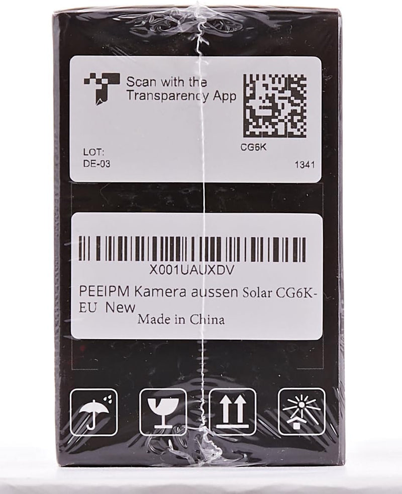 PEEIPM Überwachungskamera Aussen Akku WLAN, Kamera Überwachung Aussen Solar, Farb-Nachtsicht, KI-Erk