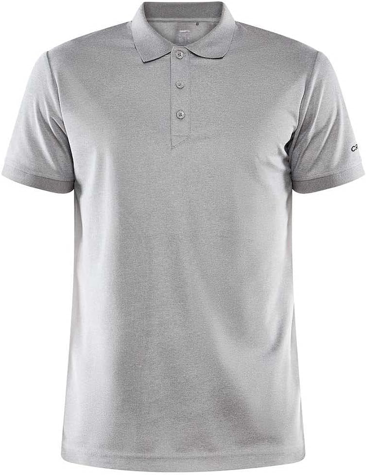 Craft Herren Core Unify Poloshirt Polohemd, grau, XXL