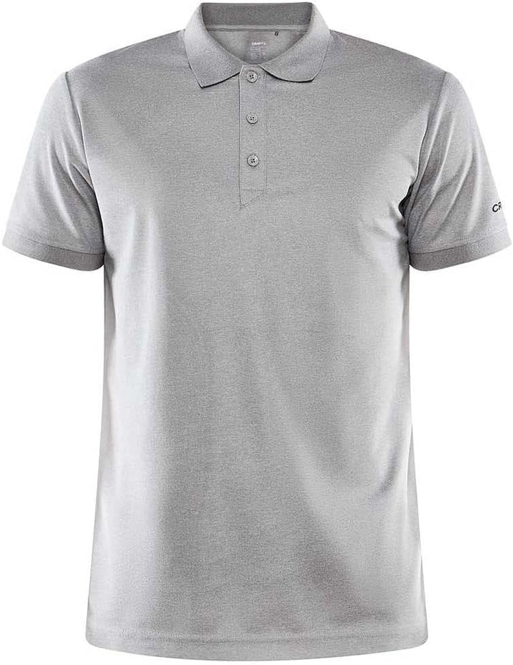 Craft Herren Core Unify Poloshirt Polohemd, grau, XXL