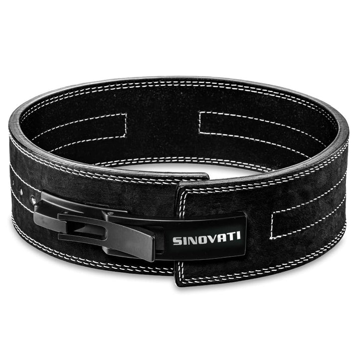 SINOVATI Premium Gewichthebergürtel KDK Gürtel aus Rindsleder mit Schnalle, Weightlifting Lever Belt