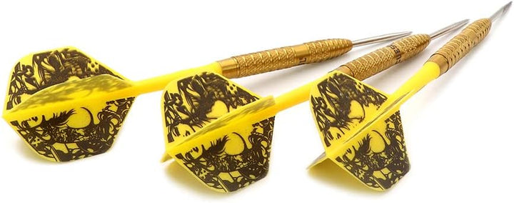 CUESOUL Big Beast 90% 26g/27g Steel Tip Tungsten Dart Set mit Dart Case 26g CSBB-90Y26K6, 26g CSBB-9