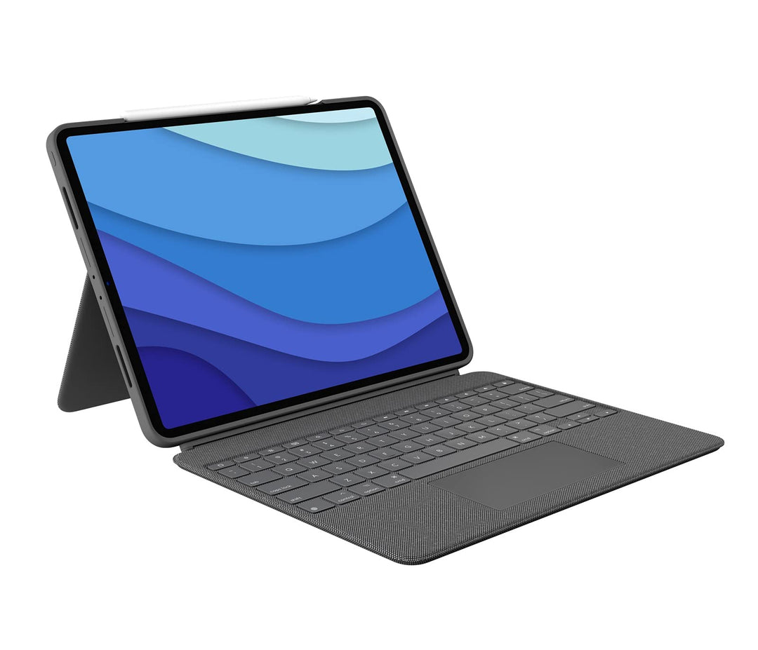 Logitech Combo Touch iPad Pro 12.9-inch (5th gen - 2021) Keyboard Case - Detachable Backlit Keyboard