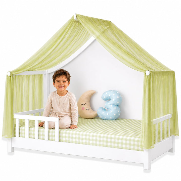 YellowNest Hausbett Himmel aus 100% Polyester – Einzelstück - Atmungsaktiv und trapazierfähig – Bett