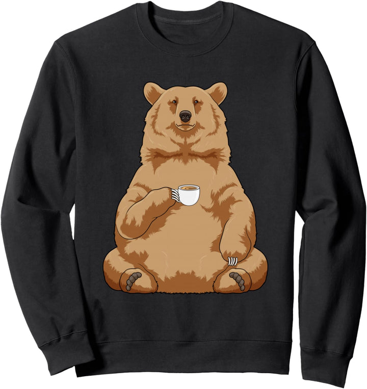 Bär Kaffee Tasse Sweatshirt