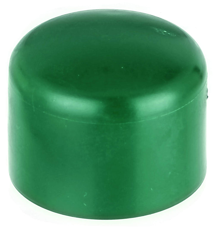 Alberts 855260 Pfostenkappe für runde Metallpfosten | Kunststoff, grün | für Pfosten-Ø 38 mm | 20er