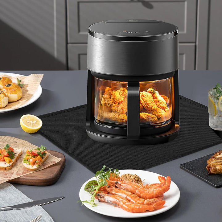 Khongoo Hitzebeständige Unterlage 40 x 45cm-1mm, Hitzeschutzmatte für Luftfritteuse, Feuerfeste Unte