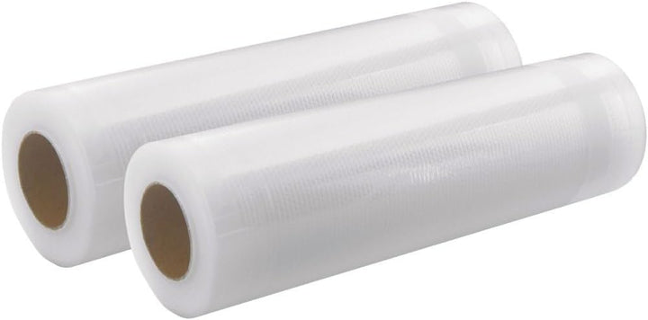 SousVideTools [SVT-07002] Vakuumierfolie (28 cm x 6 m) x2 Rollen Vakuum-Siegelrollen für Lebensmitte