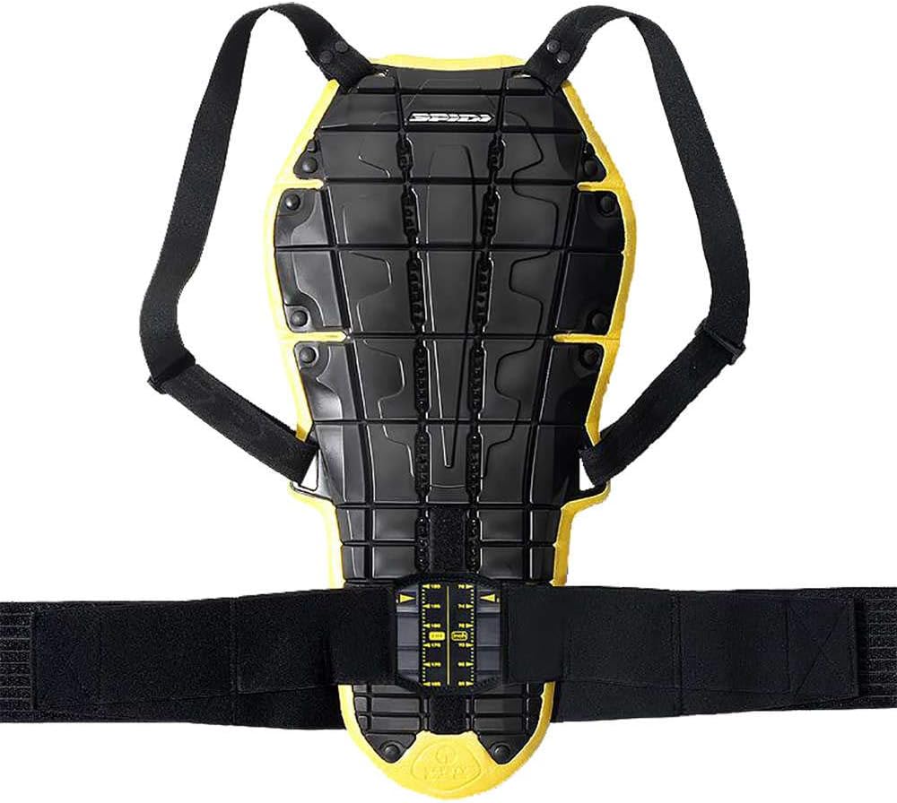 SPIDI Z140-016 Rückenprotektor Back Warrior Evo, Schwarz/Gelb