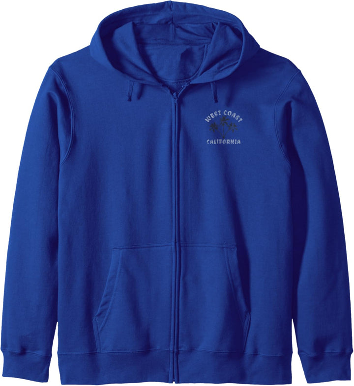 California West Coast Front Back Kapuzenjacke