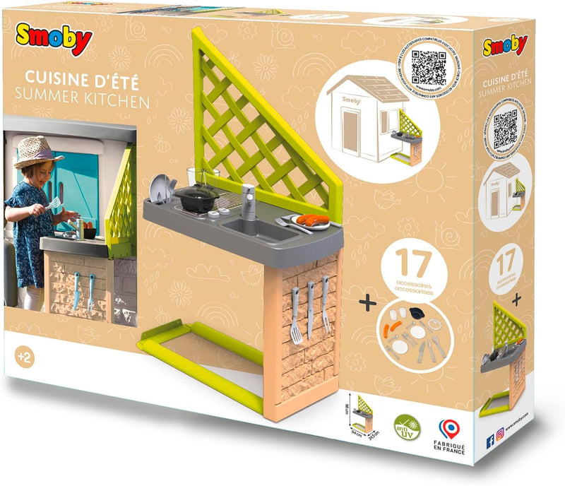 Smoby - Sommerküche Spielhaus Zubehör - 17 Teile