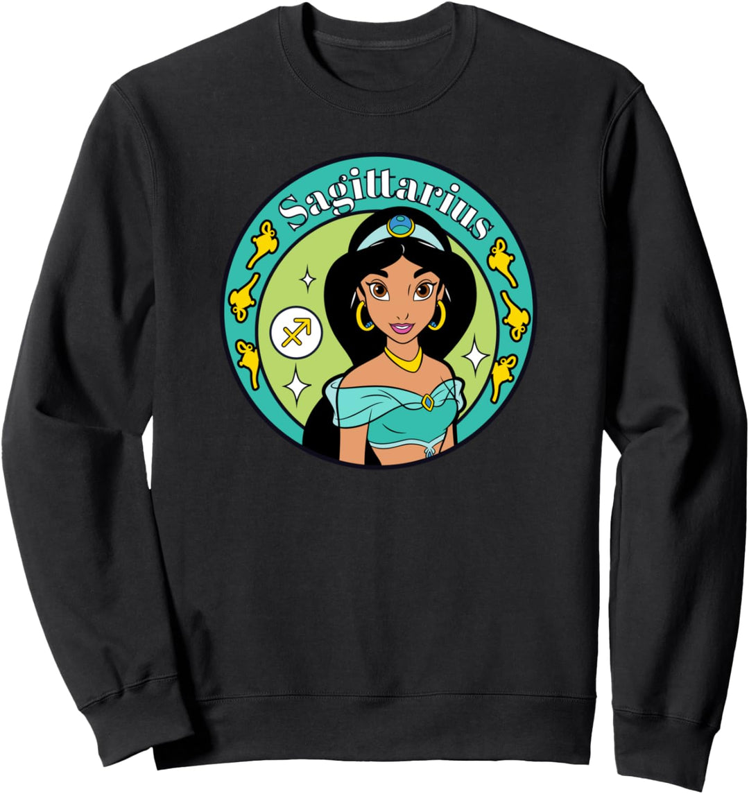 Disney Princess Jasmine Sagittarius Zodiac Sweatshirt