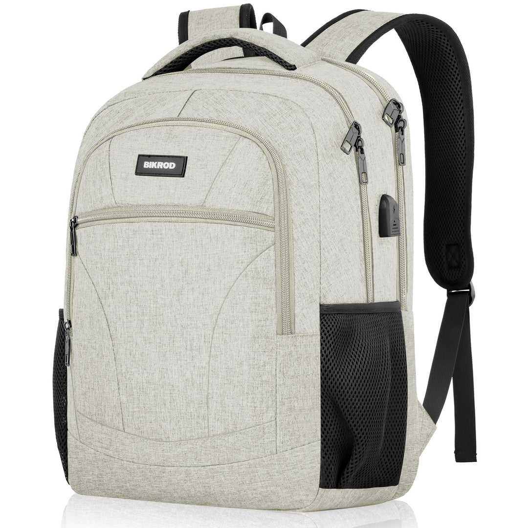 BIKROD Rucksack Herren und Damen, Schulrucksack Jungen Mädchen Teenager, 15.6 Zoll Laptop Arbeit Day