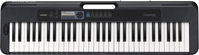 Casio CT-S300 CASIOTONE Keyboard mit 61 anschlagdynamischen Standardtasten und Begleitautomatik, sch