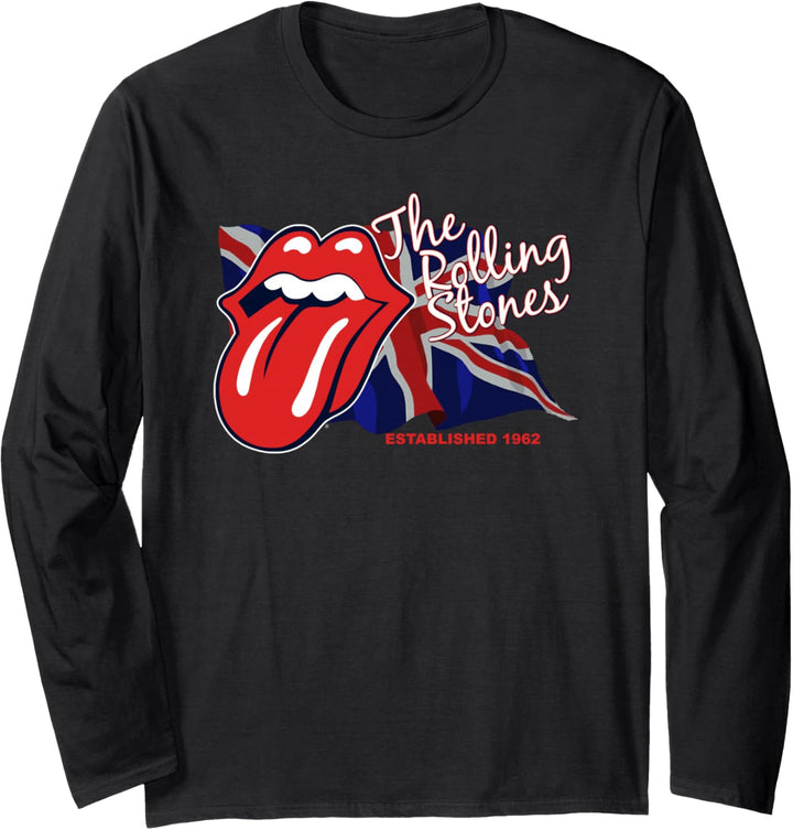 The Rolling Stones UK Flagge Langarmshirt