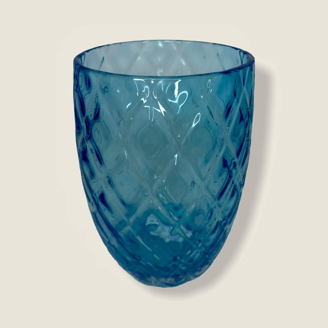 Zafferano - Melting Pot Set mit 6 Gläsern, gemischt Blau/Aquamarin Blau, Aquamarin, Blau, Aquamarin