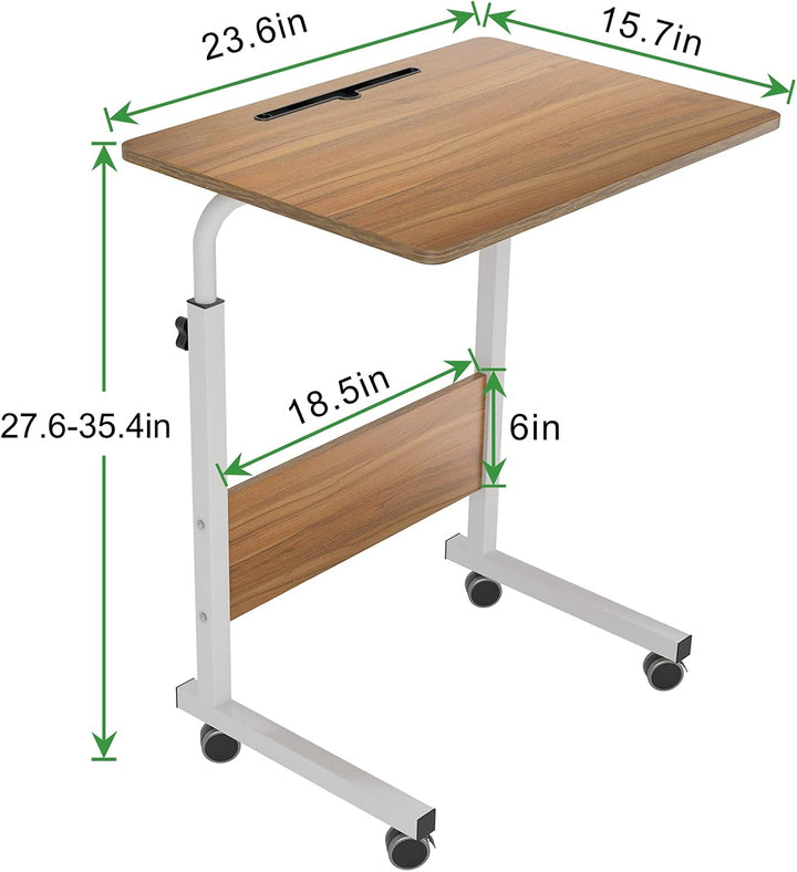 sogesfurniture höhenverstellbar Laptoptisch Computertisch mit Tablet Steckplatz, 60 * 40cm PC Tisch