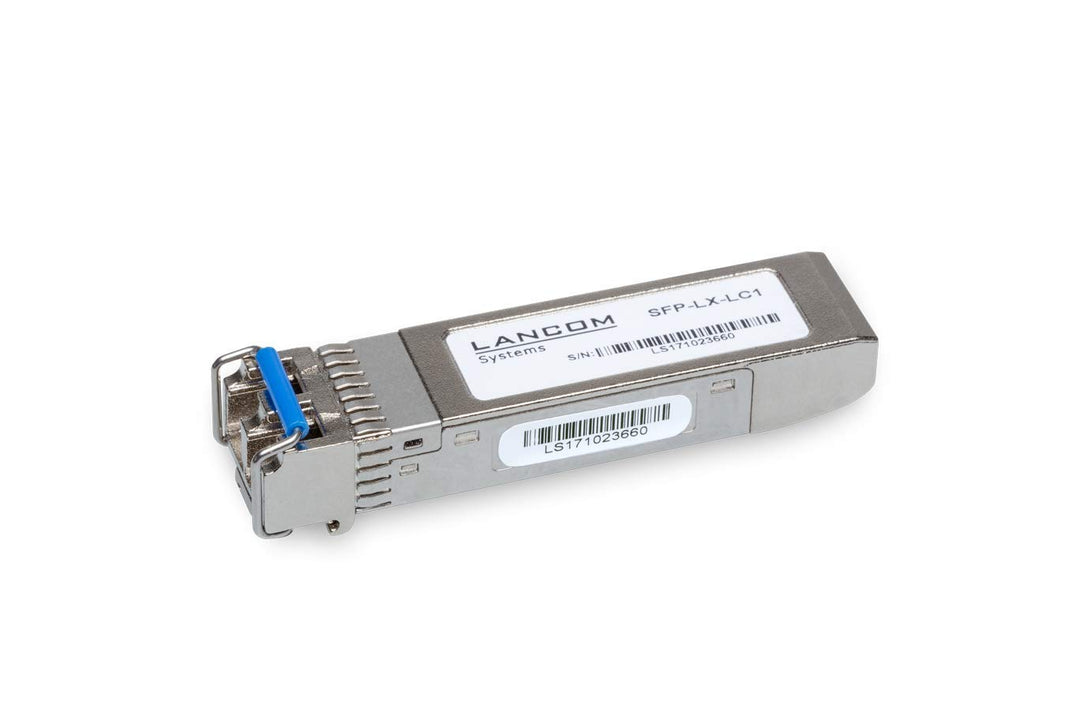 LANCOM SFP-LX-LC1 Glasfaser-SFP-Modul, 1000BASE-LX-SFP-Modul, Singlemode Fiber (max. Entfernung 10 k