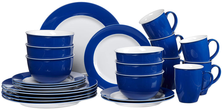 Ritzenhoff & Breker Kombiset Doppio, 24-teilig, Indigo Blau Indigo Blau Kombiset, Indigo Blau Kombis