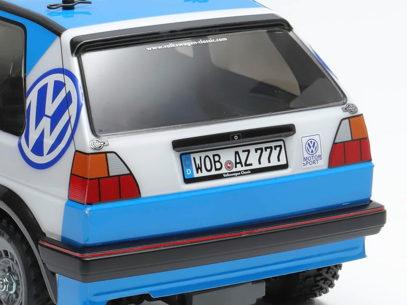 Tamiya 58714 1:10 RC VW Golf II GTI 16V Rally MF-01X - ferngesteuertes Auto, Fahrzeug, Modellbau, Zu