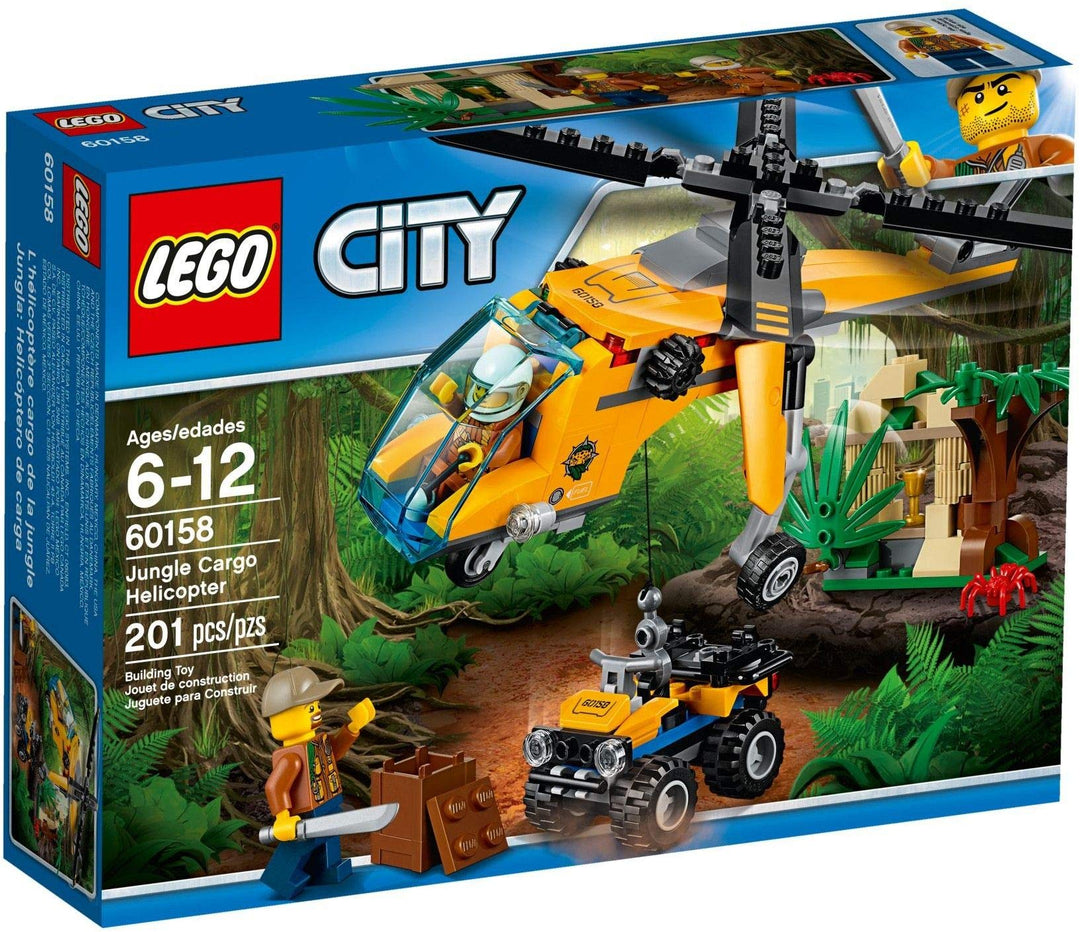 LEGO City 60158 - "Dschungel-Frachthubschrauber Konstruktionsspiel, bunt