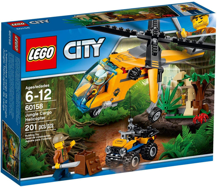 LEGO City 60158 - "Dschungel-Frachthubschrauber Konstruktionsspiel, bunt