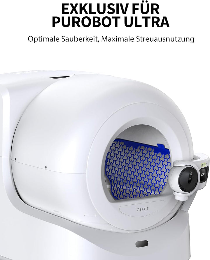 PETKIT Standard-Katzenstreu-Sieb Exklusiv für PUROBOT Ultra Selbstreinigende Katzentoilette, Kompati