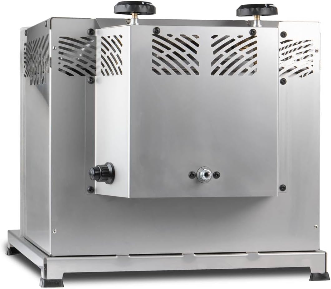 Beefer TwinPro - 800° Oberhitzegrill - Vollständig aus massivem Edelstahl mit doppeltem Garraum - Ma