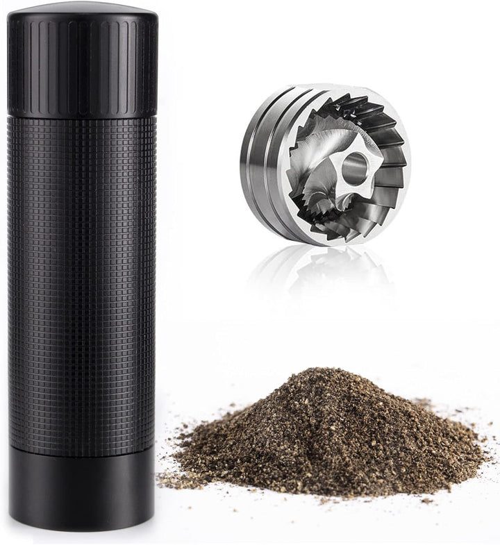 Luvan Professional Grade Pfeffermühle, Manuelle Hochleistungs-Aluminium-Pfeffermühle, Top-Gewürzmühl
