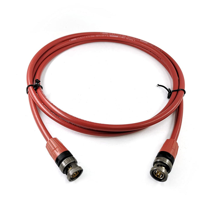 SommerCable 40cm 12G 6G 3G SDI BNC-Videokabel 4K 6K UHD HD-SDI (HDTV) SC-Vector 0.8/3.7 rot BNC-Stec