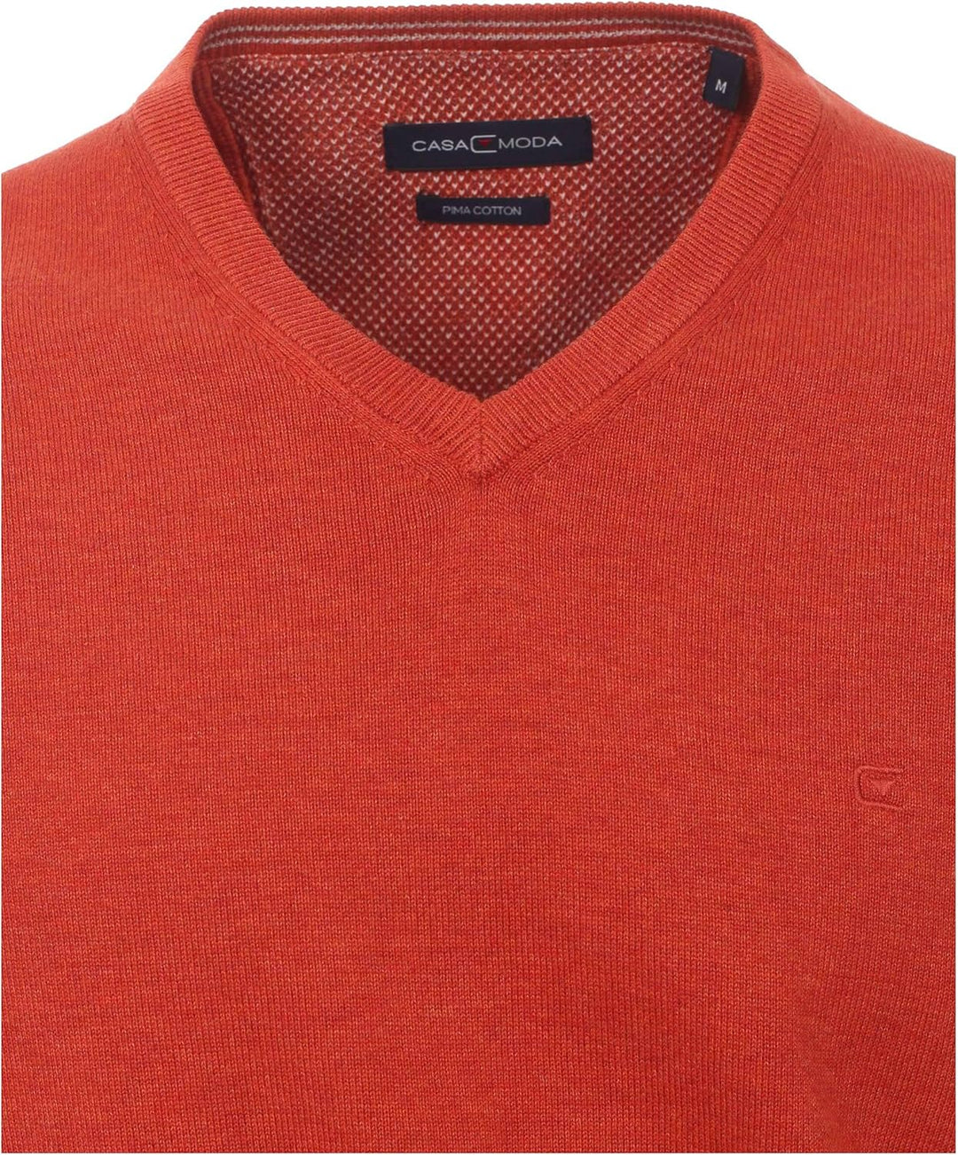 Casa Moda - Herren Pullover mit V-Ausschnitt (004430) 3XL Orange (486), 3XL Orange (486)