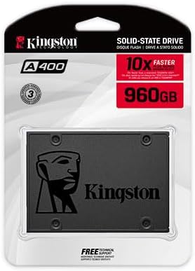 Kingston A400 SSD Interne SSD 2.5" SATA Rev 3.0, 960GB - SA400S37/960G 960GB 2.5", 960GB 2.5"