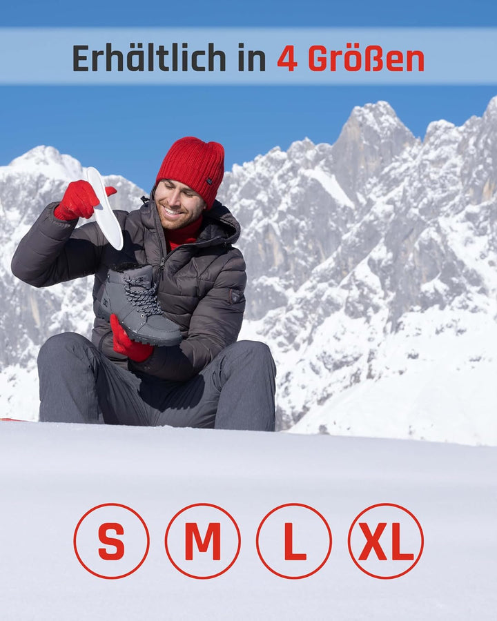 TerraTherm Wärmesohlen für Schuhe - 5, 10 oder 30 Paar - Sohlenwärmer, 100% natürliche Wärme, Fusswä