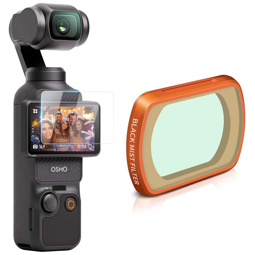MINGVEN Schwarzer Nebelfilter für DJI Osmo Pocket 3, magnetischer kreativer Filter, Beauty-Softfilte