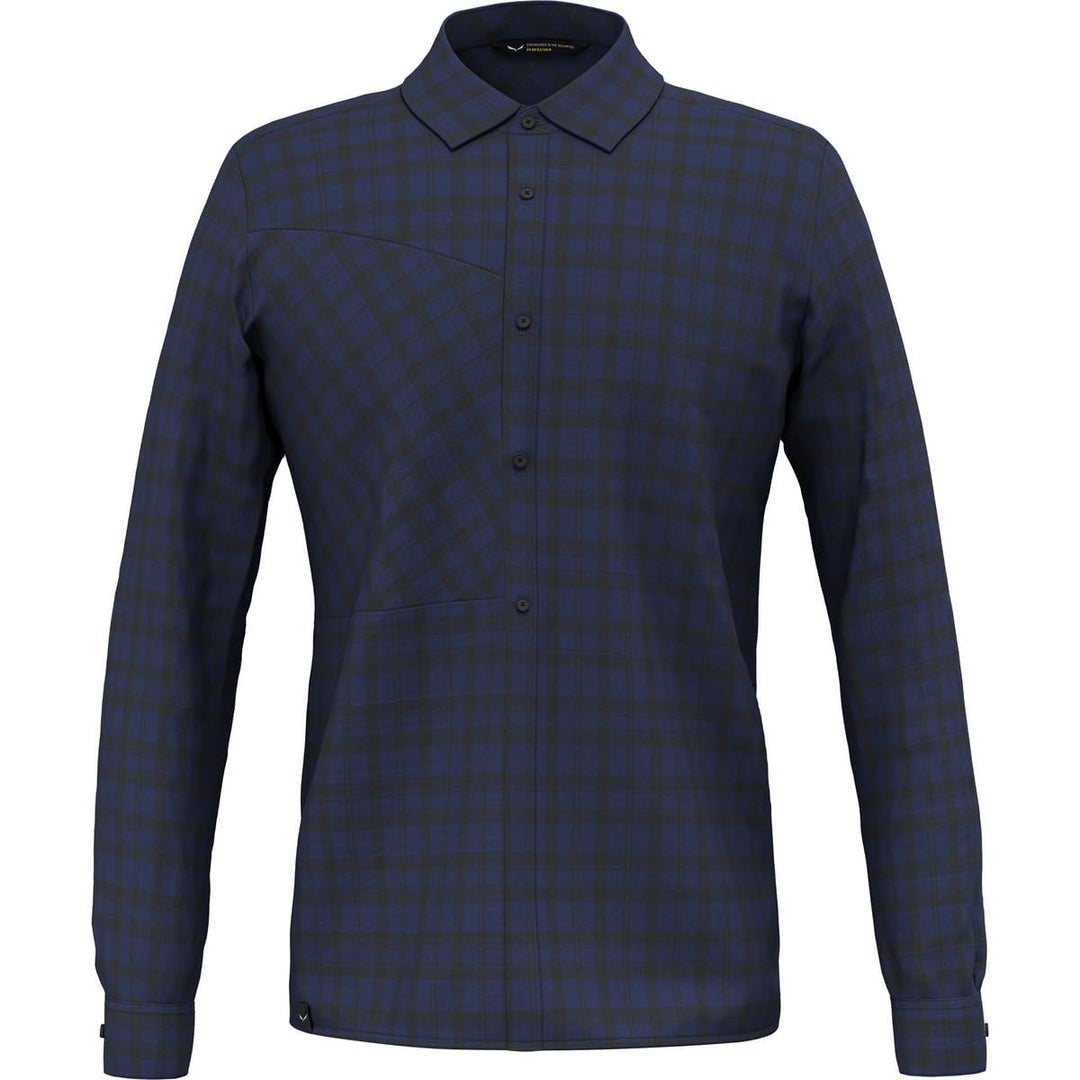 Salewa Herren Fanes Flannel 5pl M L/S Shirt. Langarmshirt M Bunt, M Bunt