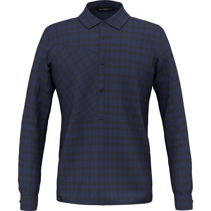Salewa Herren Fanes Flannel 5pl M L/S Shirt. Langarmshirt S Bunt, S Bunt