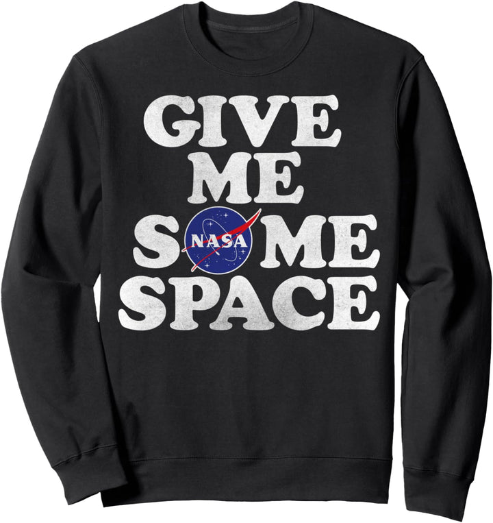 NASA Give Me Some Space Text Logo Sweatshirt