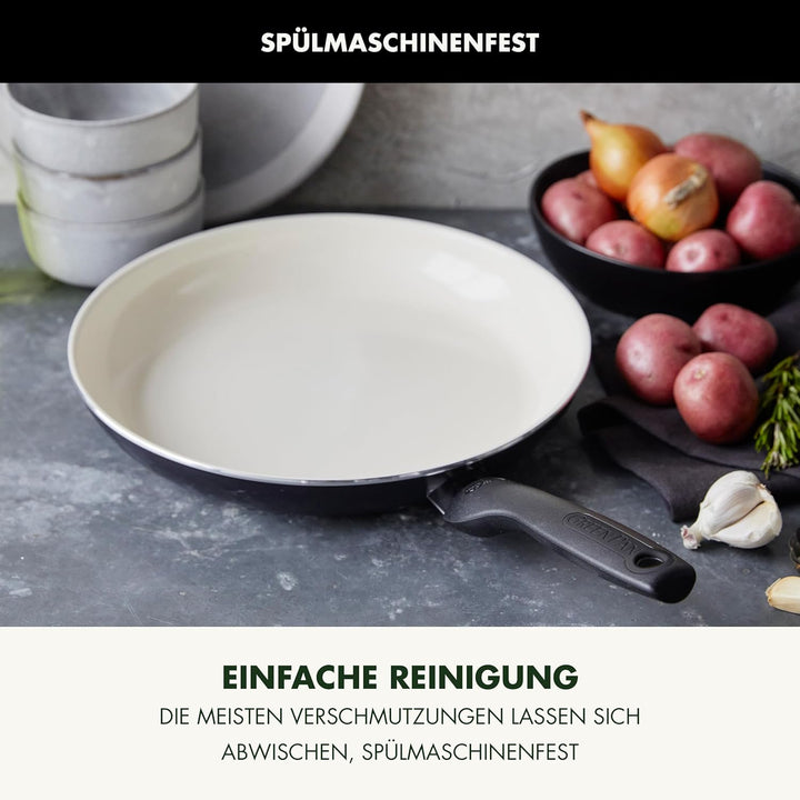 GreenPan Rio Gesunde Antihaft-Keramik Bratpfanne 26 cm, PFAS-frei, Stay-Cool-Griff, Backofenfest bis